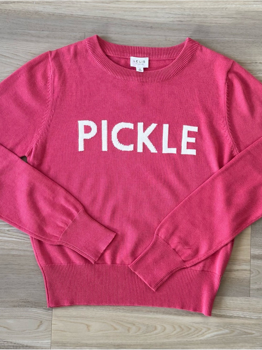 LE LIS Pickleball Crewneck Sweater